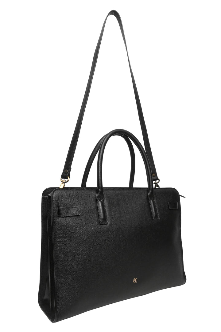 Maxwell Scott Enrica Leather Business Tote