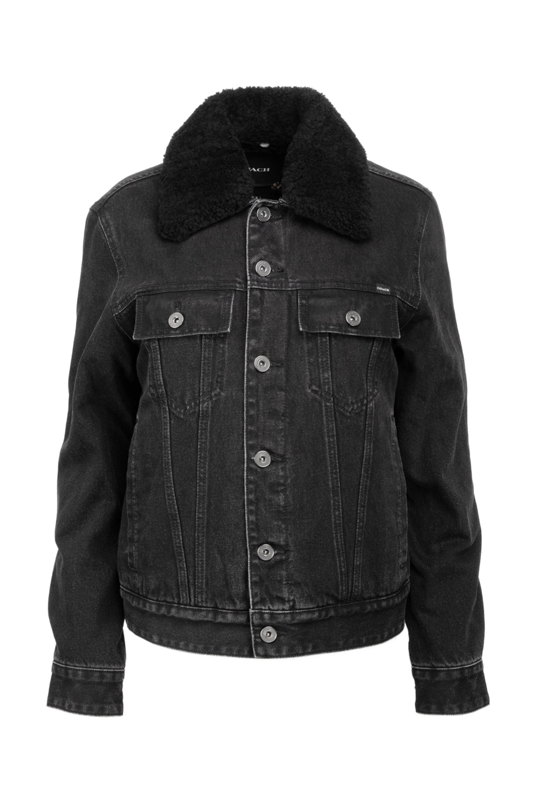 Coach Size XS Men's Sherpa Lined Denim Jacket