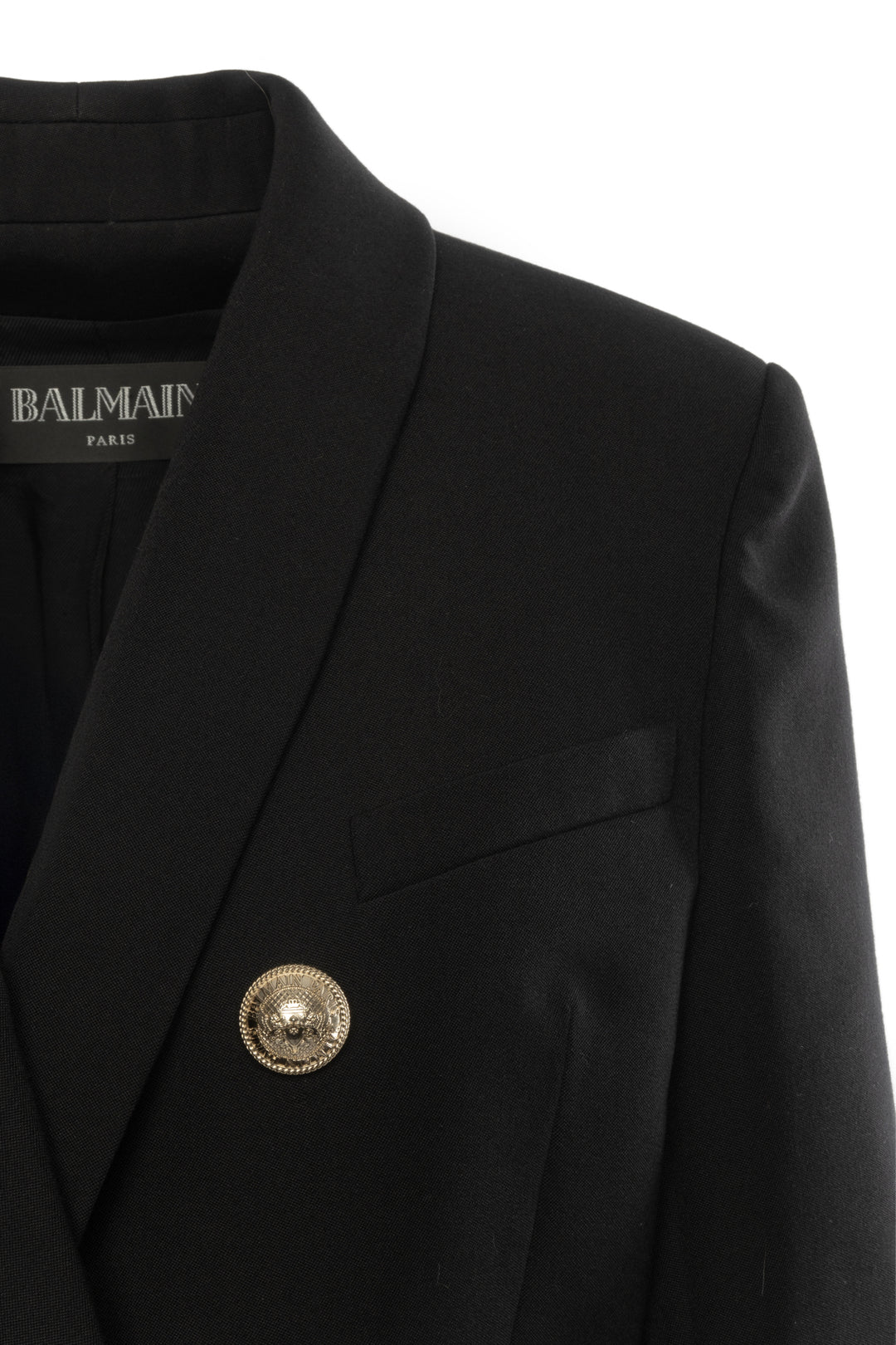 Balmain Size 44 Double Breasted Blazer