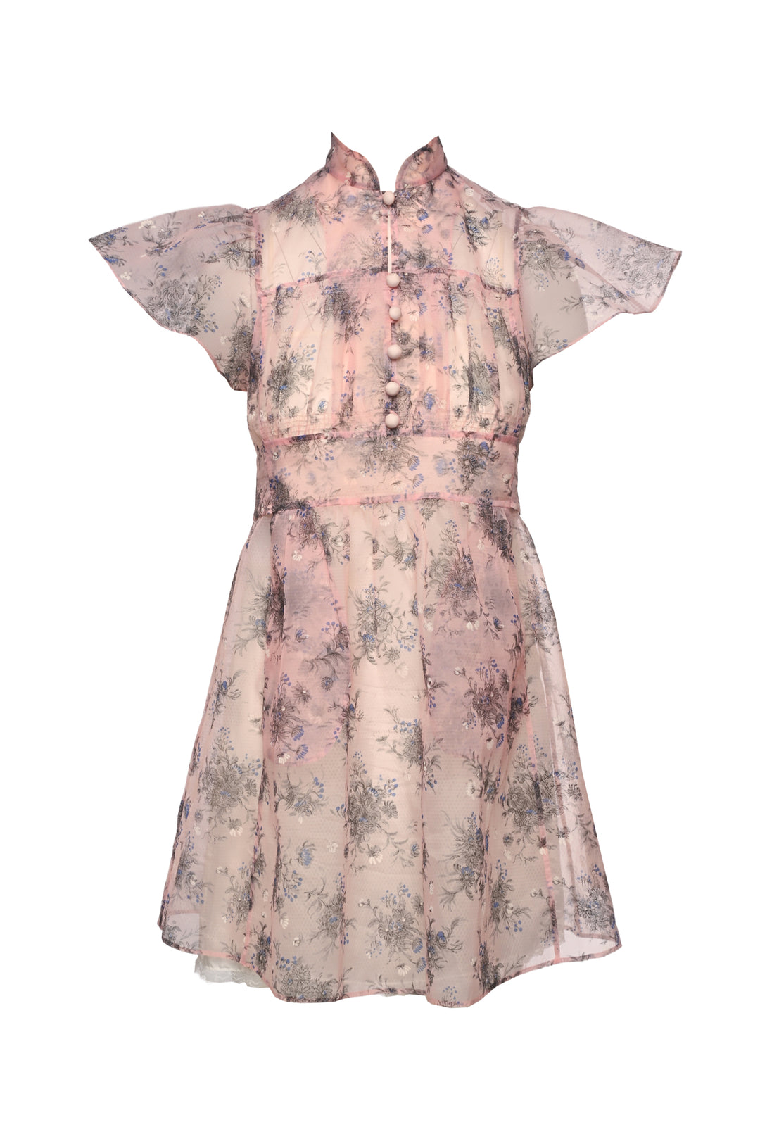 Prada Size 36 2024 Floral Print Mini Dress
