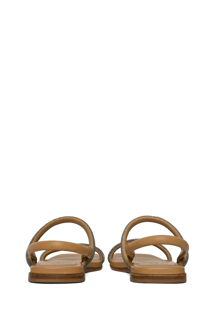 Brunello Cucinelli Size 37 Monili Bead Sandals