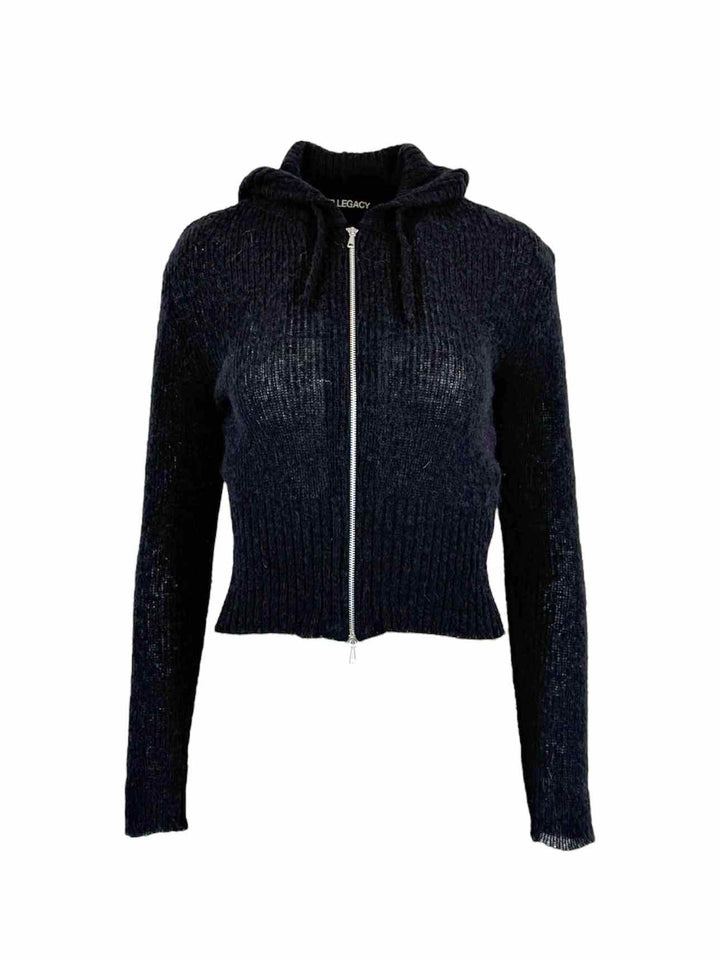 Our Legacy Size 36 Compact Hood Zip-Up Cardigan