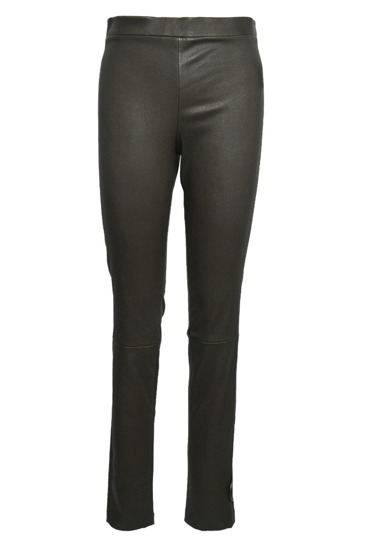 Theory Size 8 Chocolate Brown Urban St Leather Pants