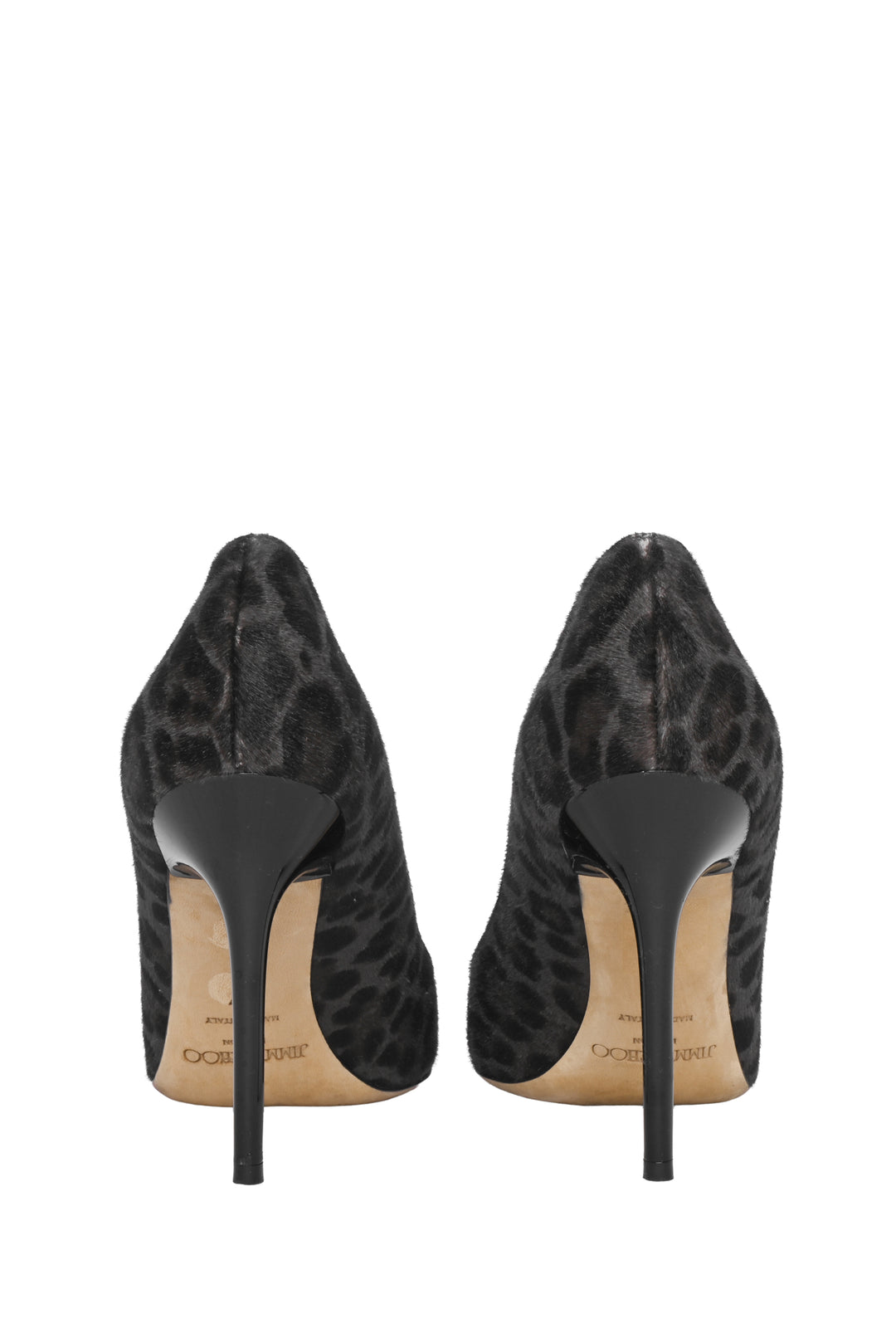 Jimmy Choo Size 37 Leopard Print Pony Hair Pumps