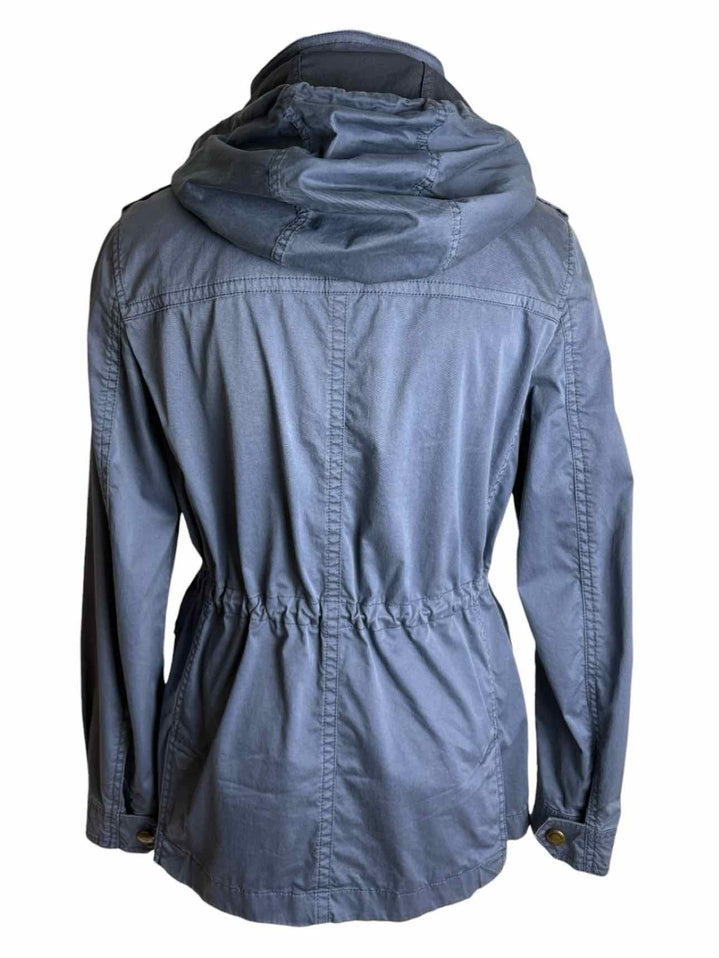 Burberry Brit Size 6 Cotton Blend Hooded Cargo Jacket