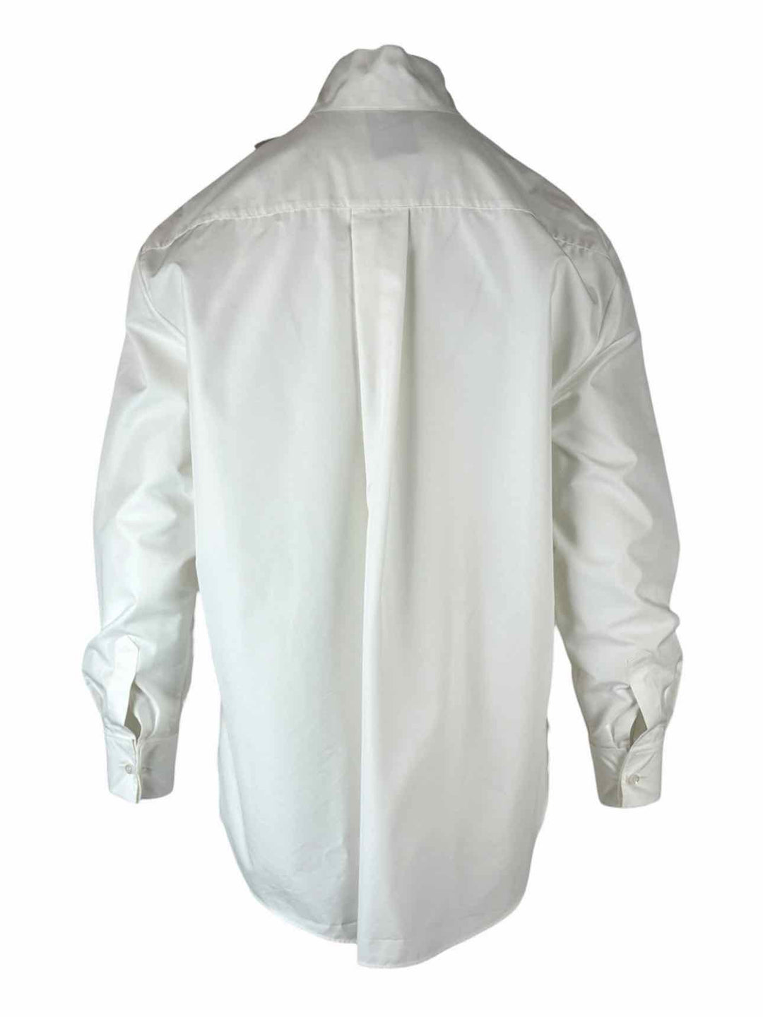Dior Size 6 Embroidered Cotton Poplin Blouse