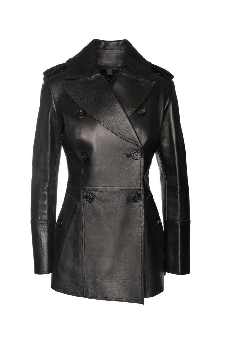 Burberry Prorsum Size 40 Lamb Leather Coat