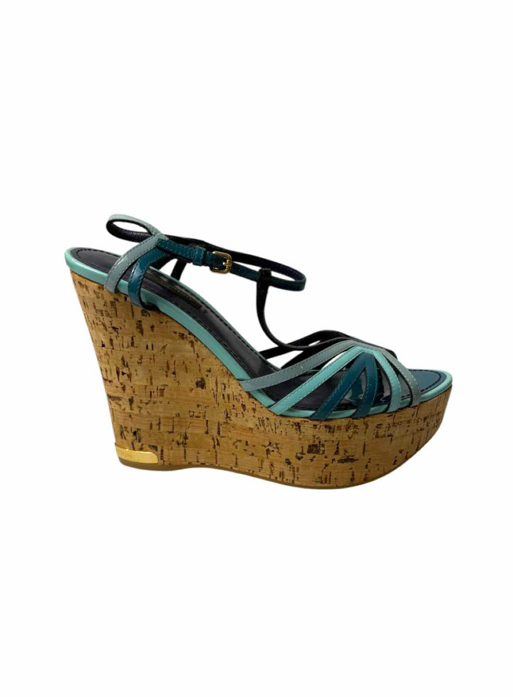 Louis Vuitton Size 36.5 Summertime Cork Wedge Sandals