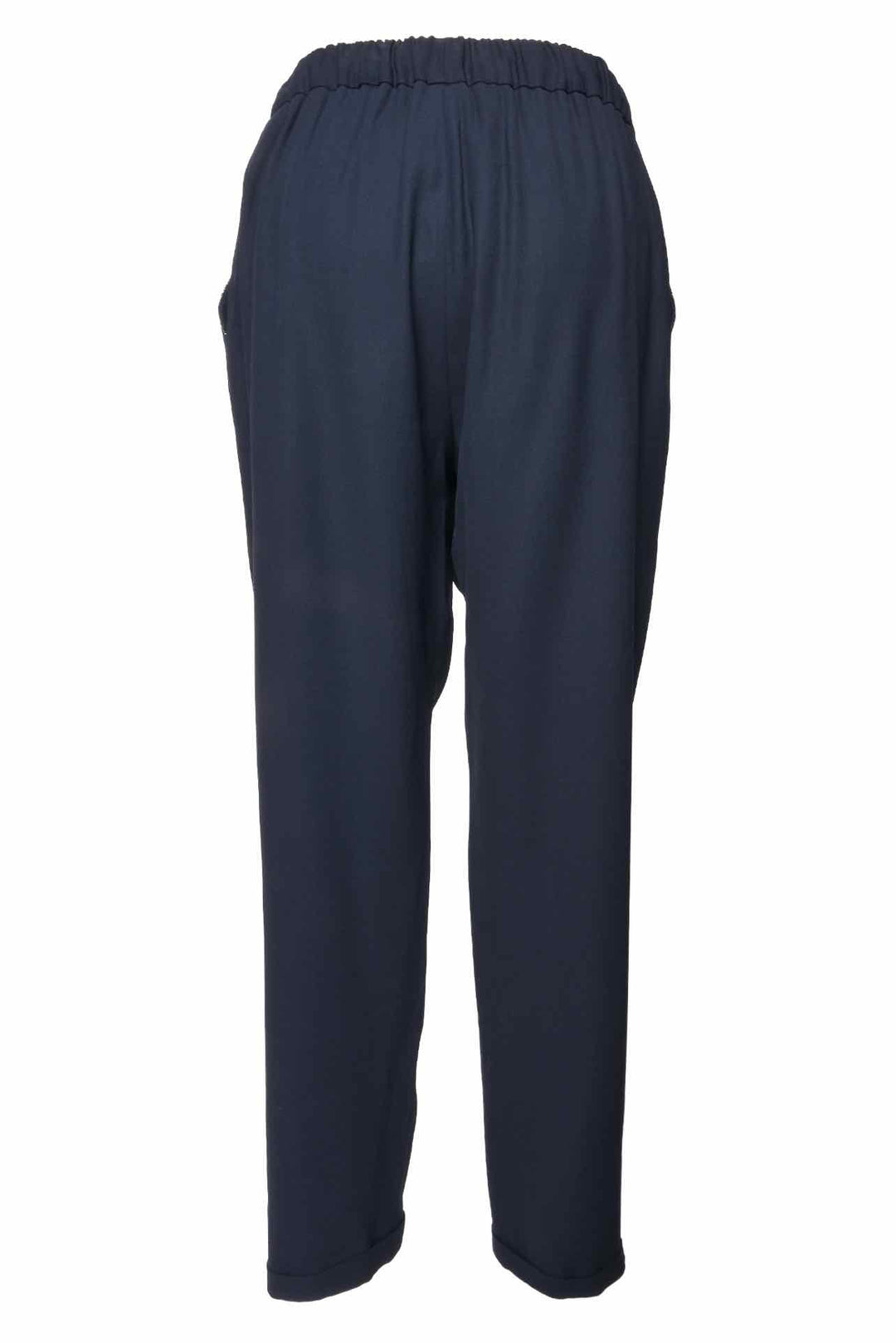 Fabiana Filippi Size M Monili Trim Wool Blend Pants