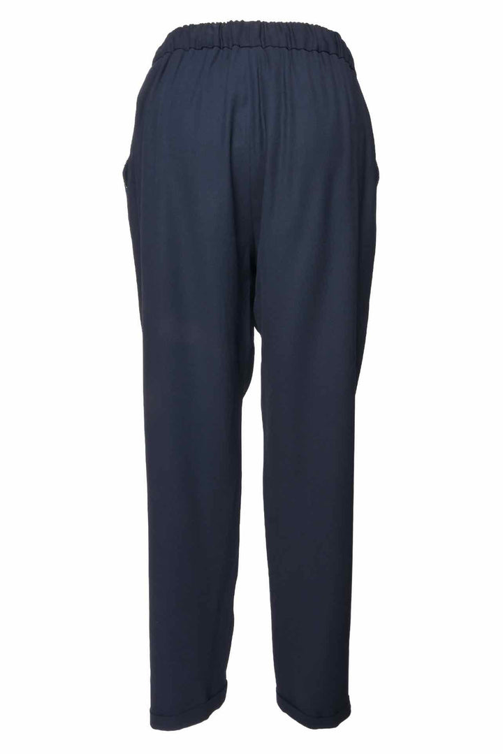 Fabiana Filippi Size M Monili Trim Wool Blend Pants