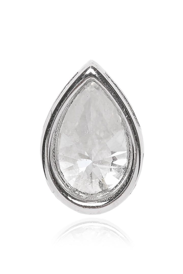 Idyl 14K White Gold Ava 0.55ct Lab Grown Pear-Shaped Diamond Pendant