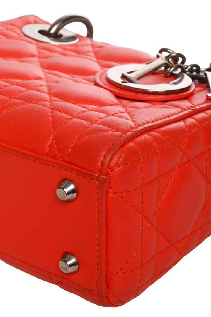 Dior 2013 Cannage Mini Lady Dior Bag