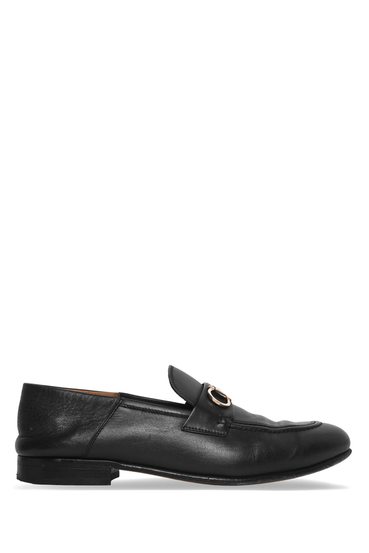 Salvatore Ferragamo Size 8.5 Leather Gancini Loafers