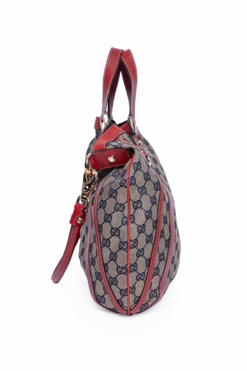 Gucci Monogram Medium Abbey Convertible Hobo