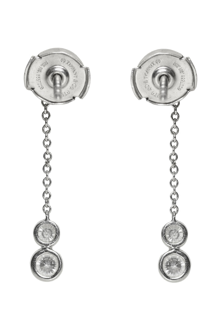 Tiffany & Co Diamonds By The Yard Platinum & Diamond Drop Earrings