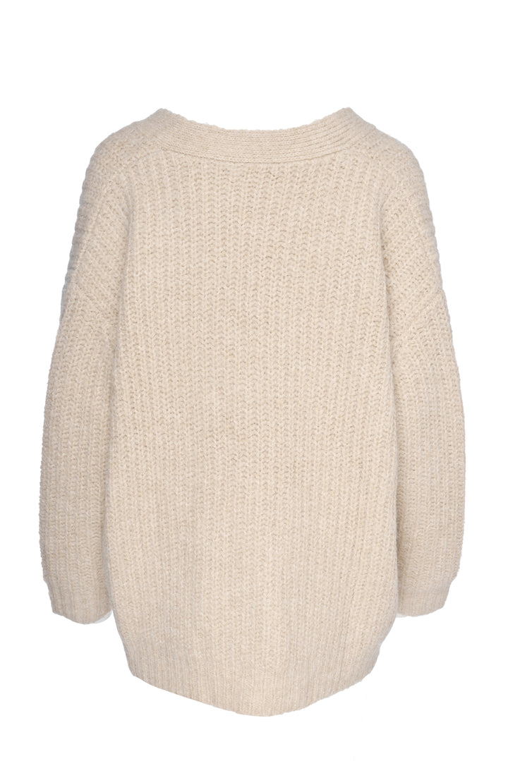 Jenni Kayne Size S Alpaca-Blend Knit Cardigan