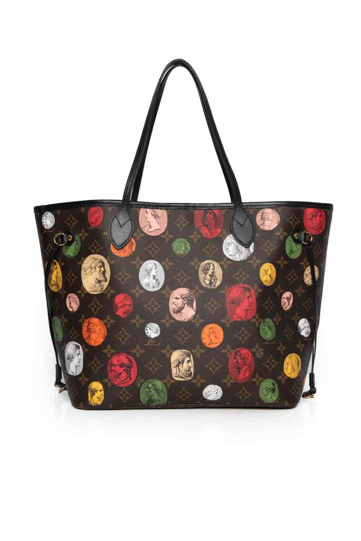 Louis Vuitton x Fornasetti Monogram Cameo Neverfull Bag