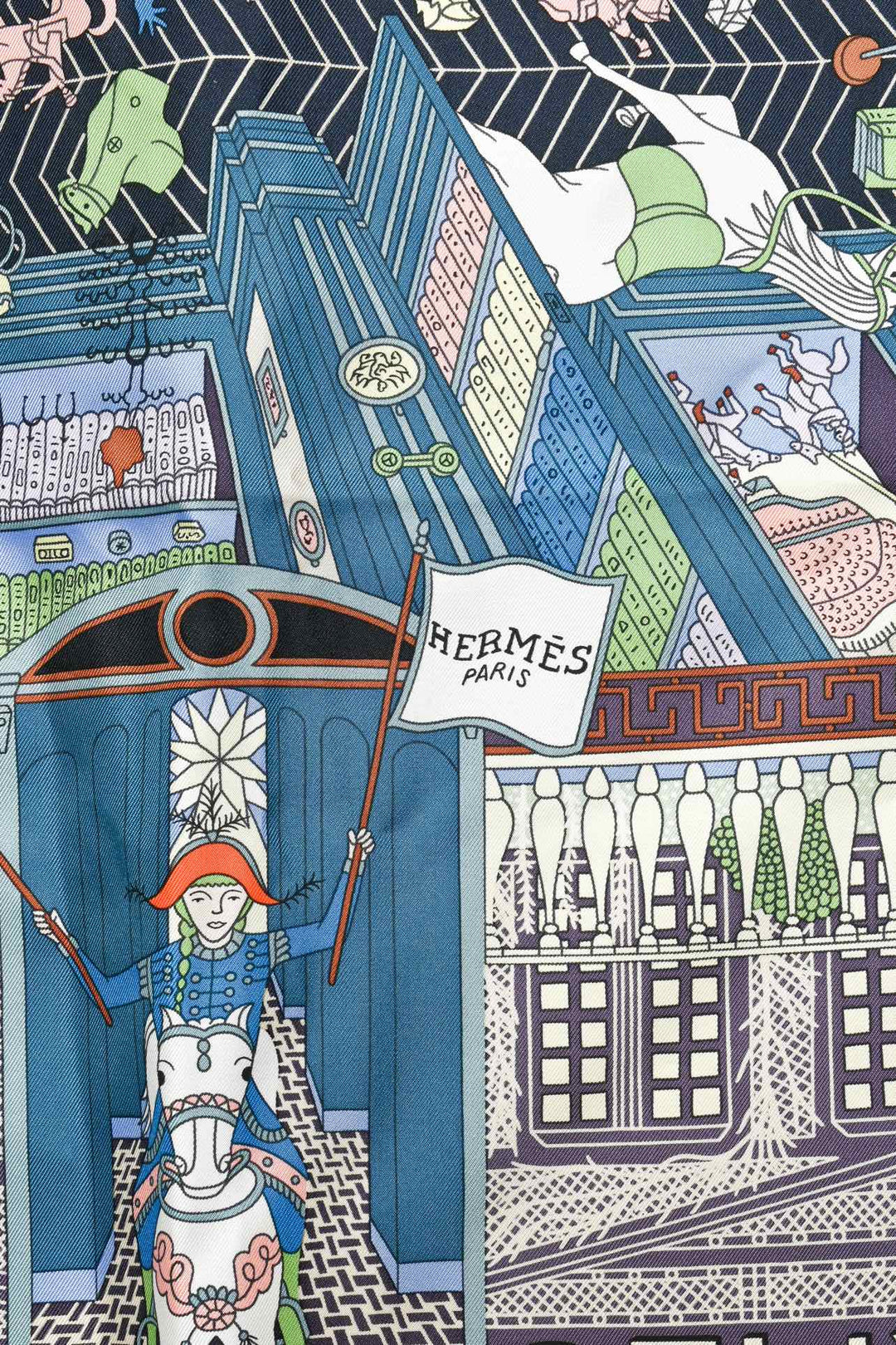 Hermes Objects De Curiosite 90 Silk Scarf