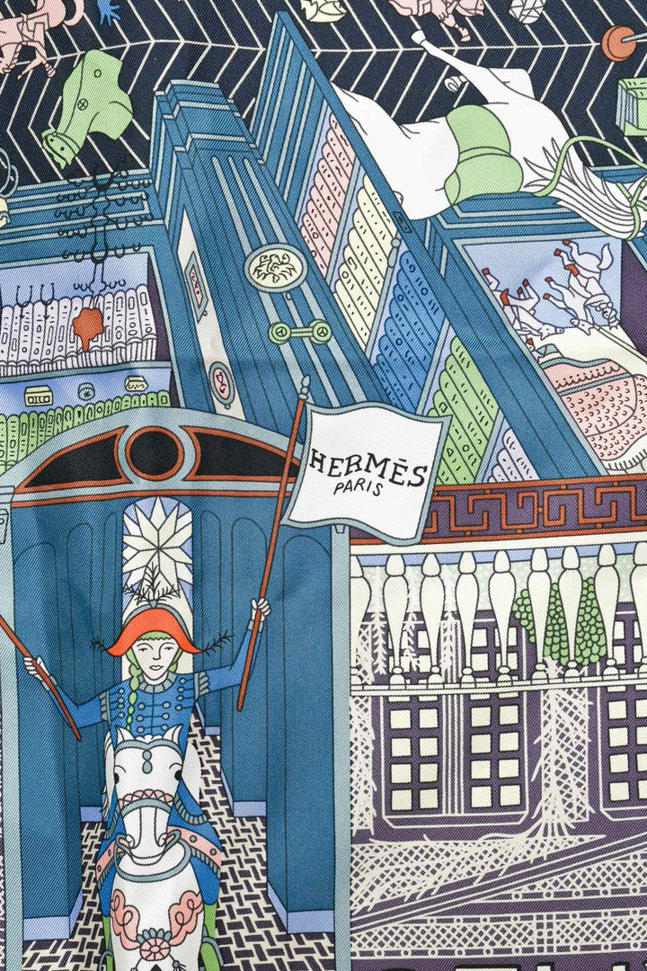 Hermes Objects De Curiosite 90 Silk Scarf