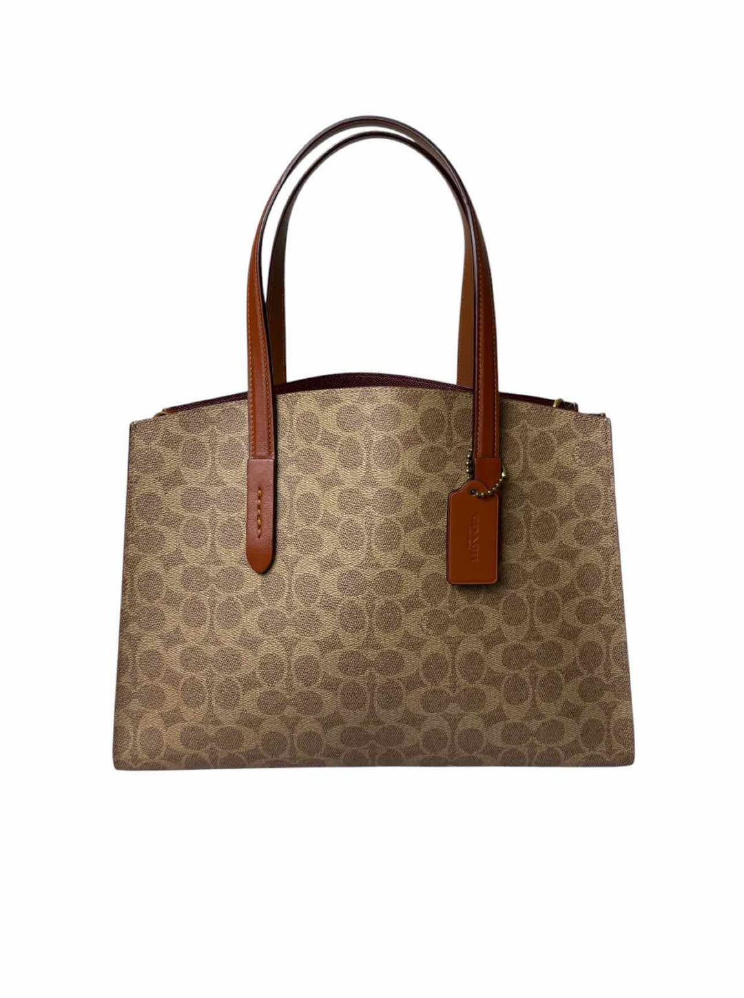 Coach Charlie Carryall Coated Canvas Monogram Tote