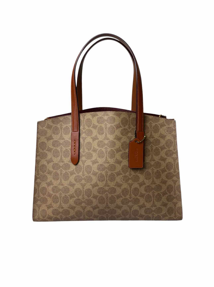 Coach Charlie Carryall Coated Canvas Monogram Tote