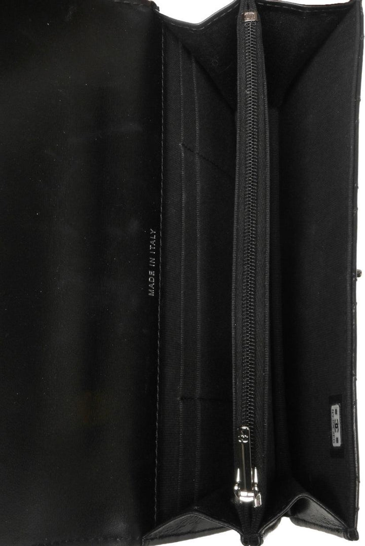 Chanel Quilted Calfskin Top Handle Wallet On Chain