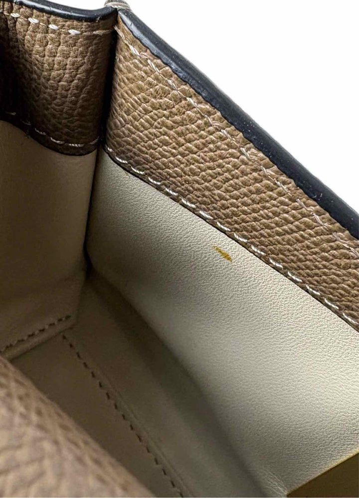 Valextra Iside Top Handle Mini Crossbody  Purse