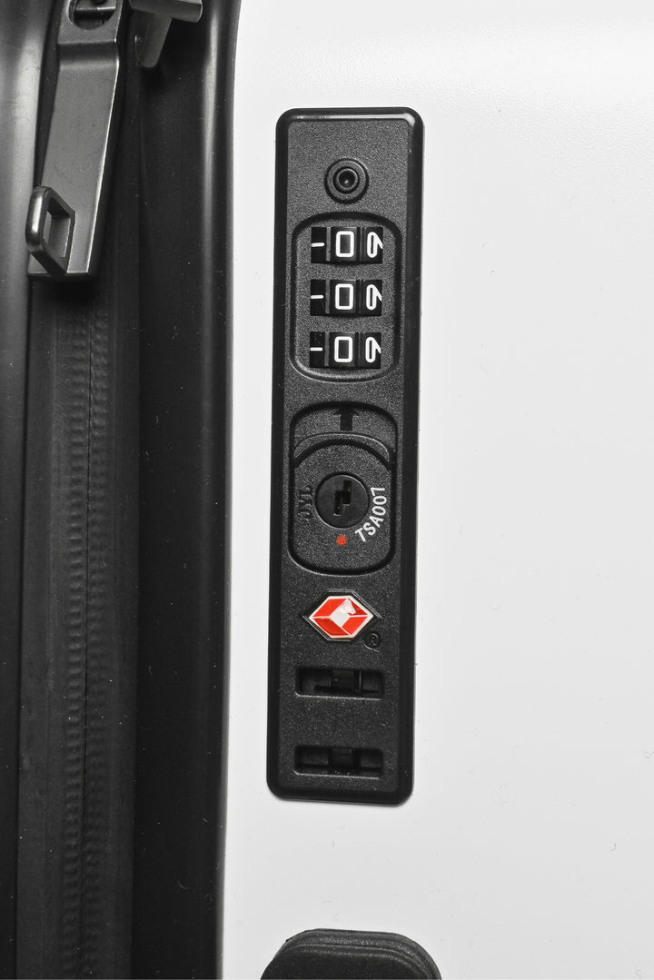 Off White Arrow Trolley Suitcase