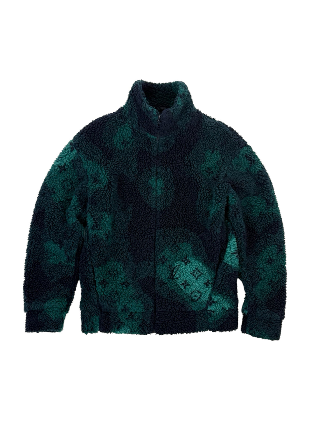 Louis Vuitton Size S Men's Monogram Camo Fleece Jacket