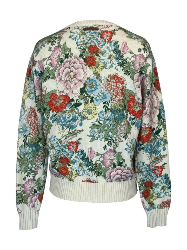 Trovata Birds Of Paradis Size S Floral Sweater