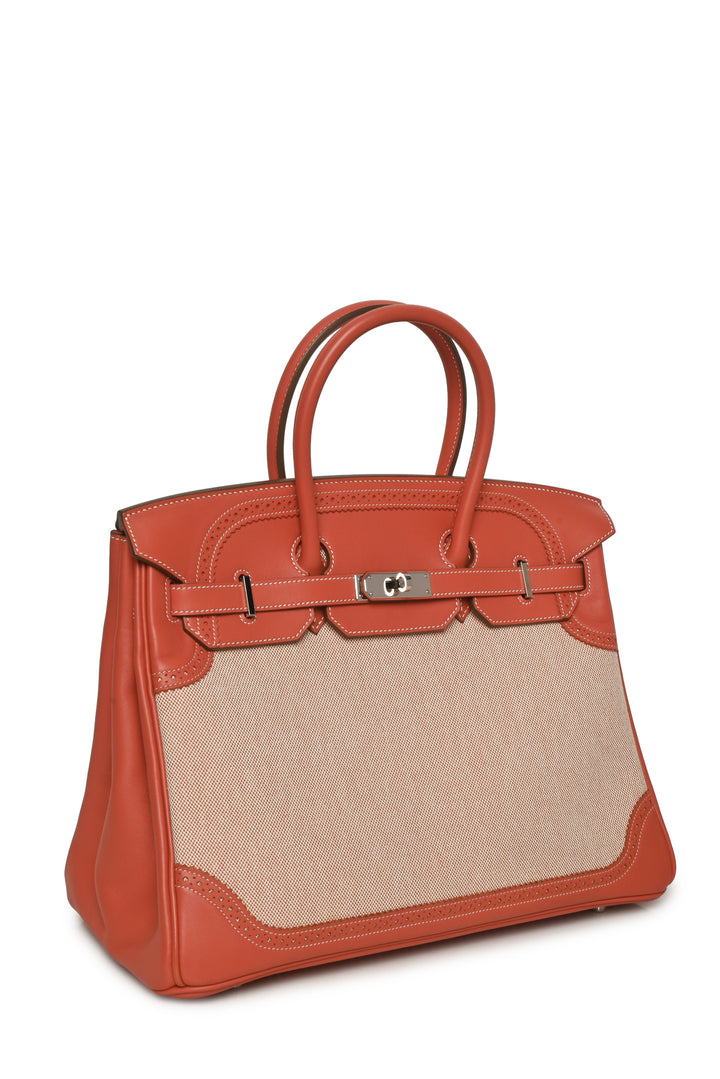 Hermes 2013 Sanguine Ghillies Birkin 35