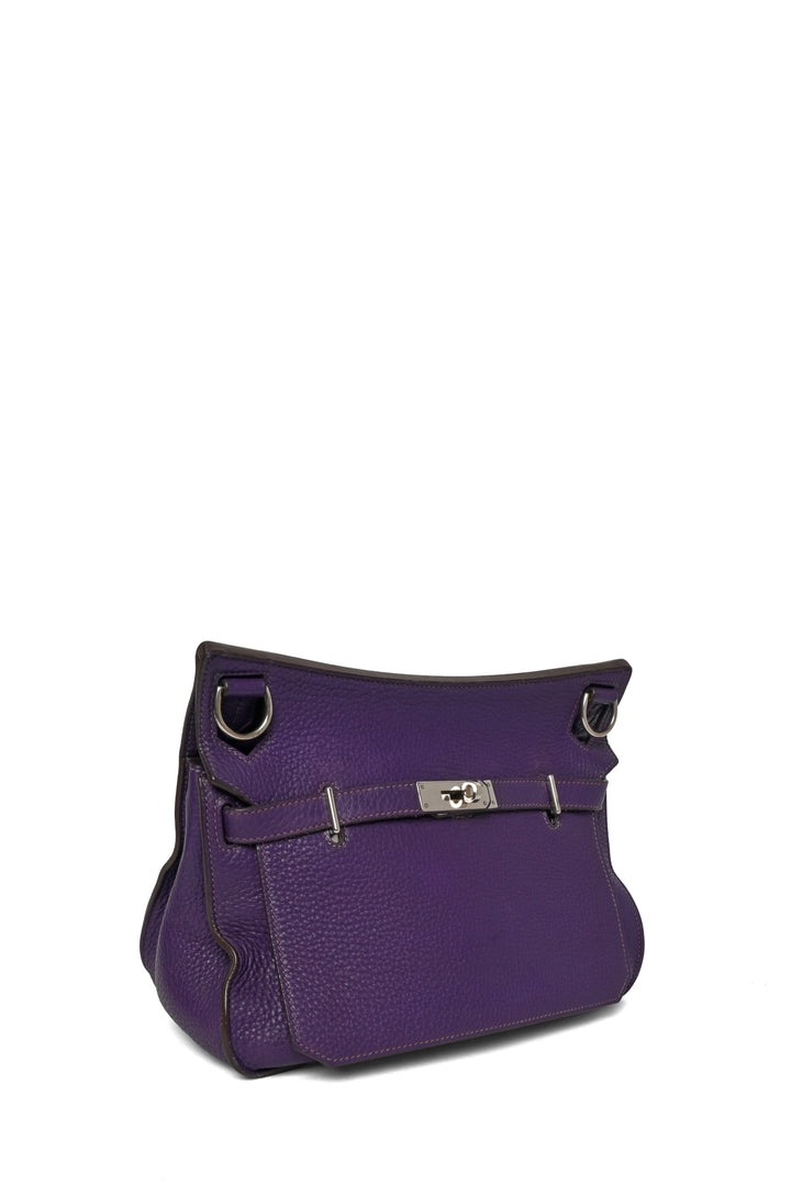 Hermes 2010 Clemence Leather Jypsiere 28 Crossbody