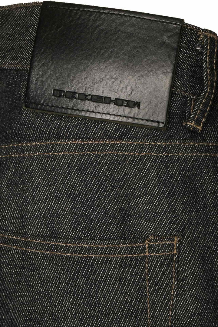 Rick Owens DRKSHDW Size 34 Men's Detroit Cut Cuffed Jeans