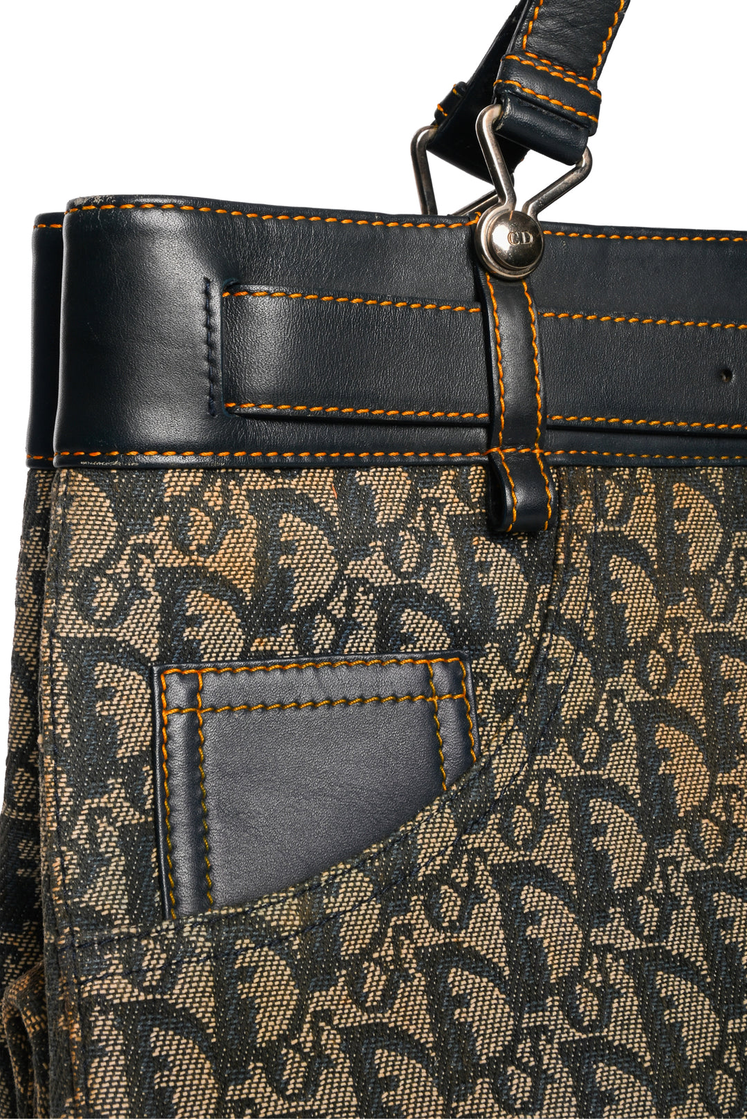 Dior 2001 Diorissimo Trotter Denim Tote