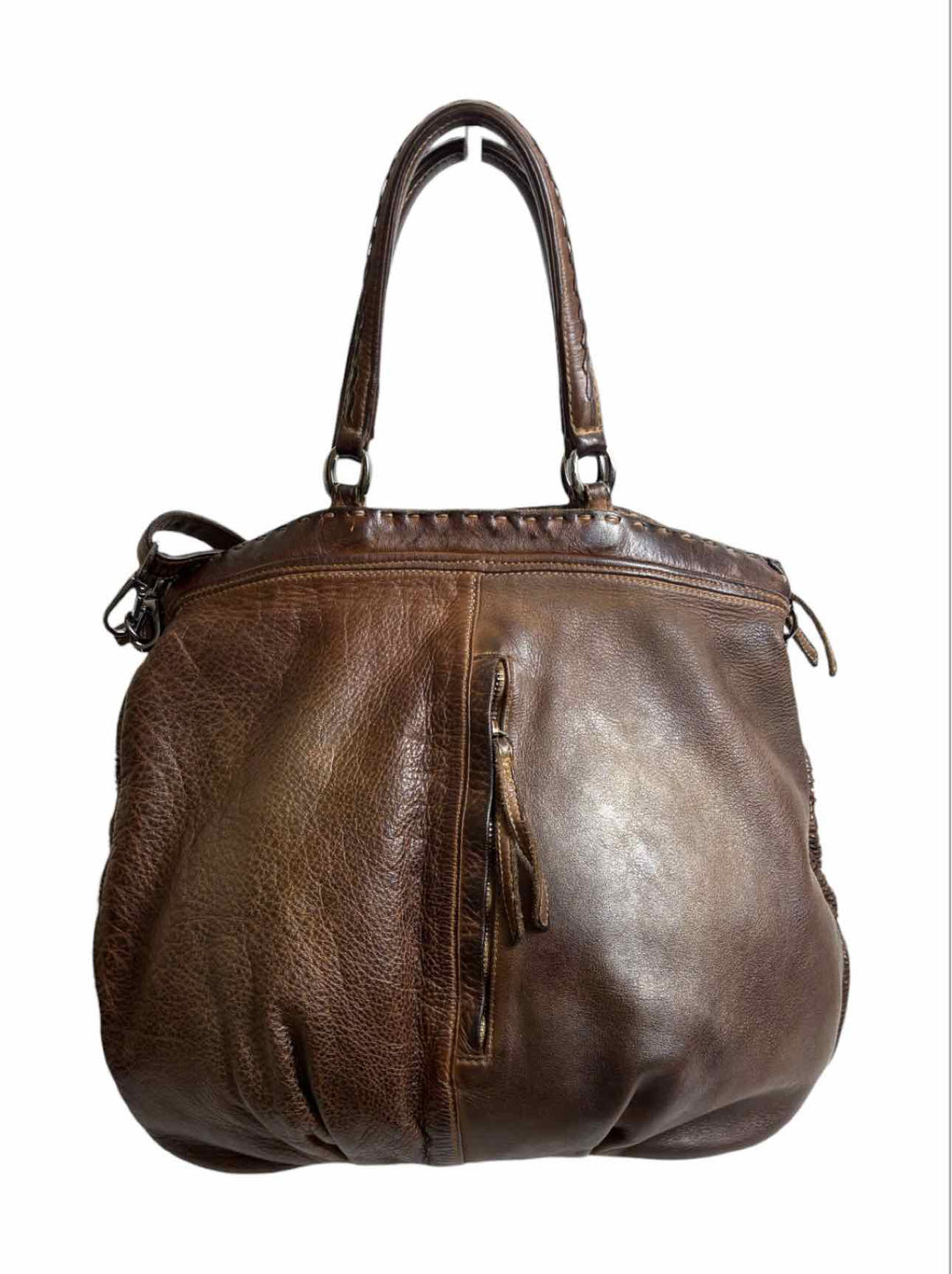 Giancarlo Nevola Distressed Cutout Leather Purse