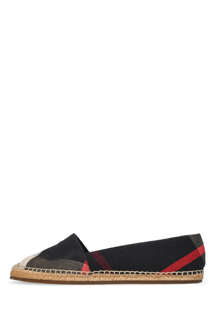 Burberry Size 38.5 Novacheck Canvas Espadrilles
