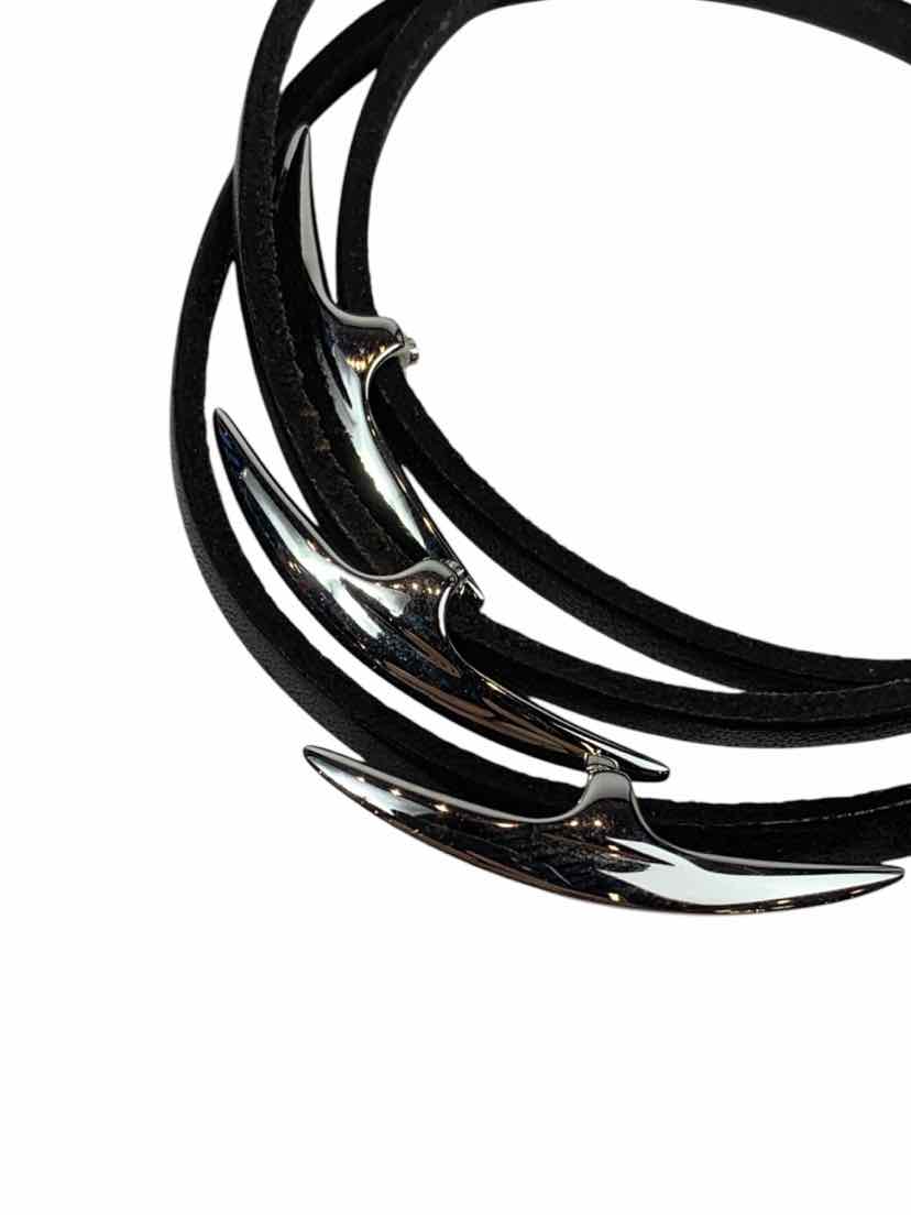 Saint Laurent Men's Leather Wrap Bracelet