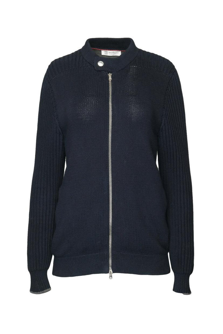 Brunello Cucinelli Size 40 Men's Knit Full Zip Cardigan