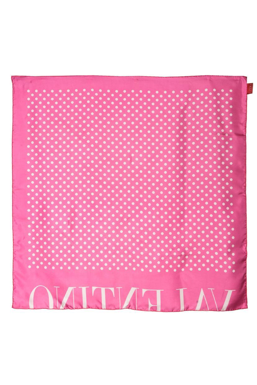 Valentino Silk Polka Dot Scarf