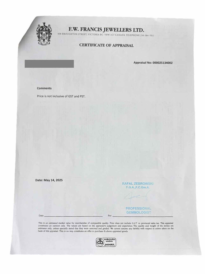 14K White Gold & Diamond Split Shank Filigree Diamond Ring