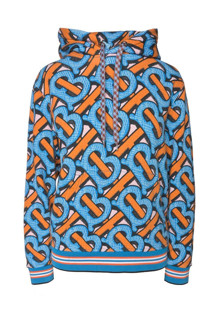 Burberry Size XS Men's Monogram Print Cotton Hoodie