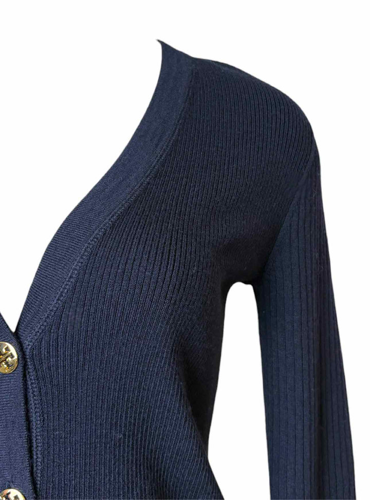 Tory Burch Size L Simone Wool Cardigan