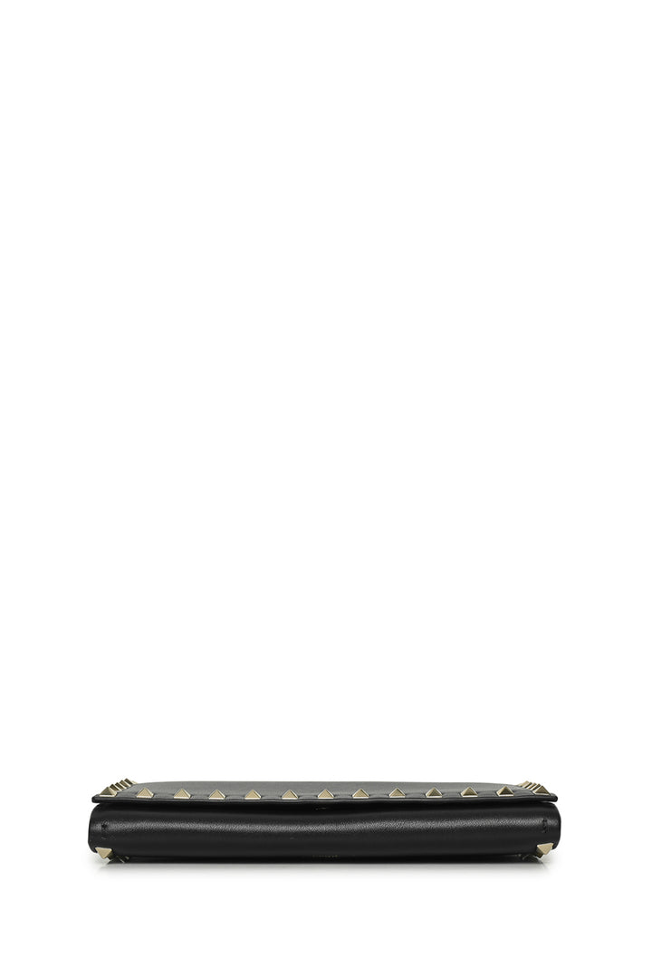 Valentino Rockstud Flap Wallet Clutch