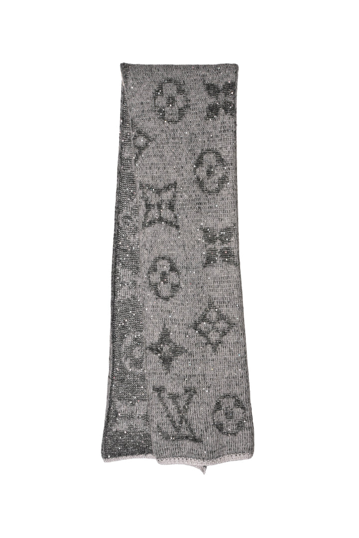 Louis Vuitton Sunset Monogram Sequin Mohair Blend Scarf