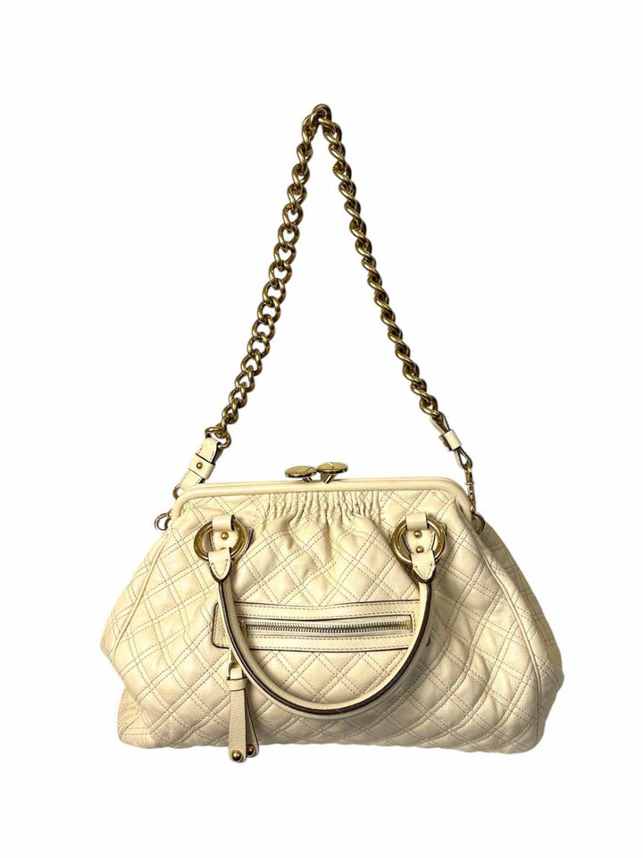 Marc Jacobs Original Quilted Leather Stam Bag w/Kiss-Lock Purse