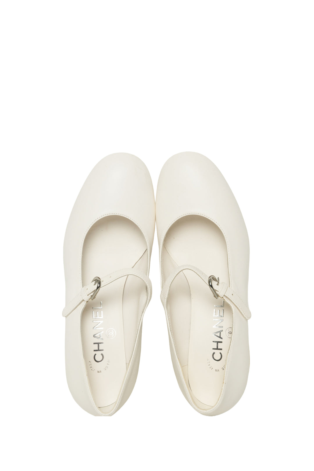 Chanel Size 35.5 Back Logo Mary Jane Pumps