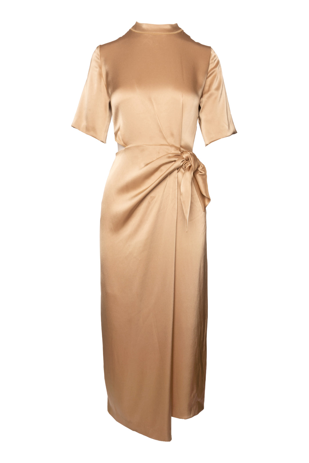 Nanushka Size S Short Sleeve Satin Dress