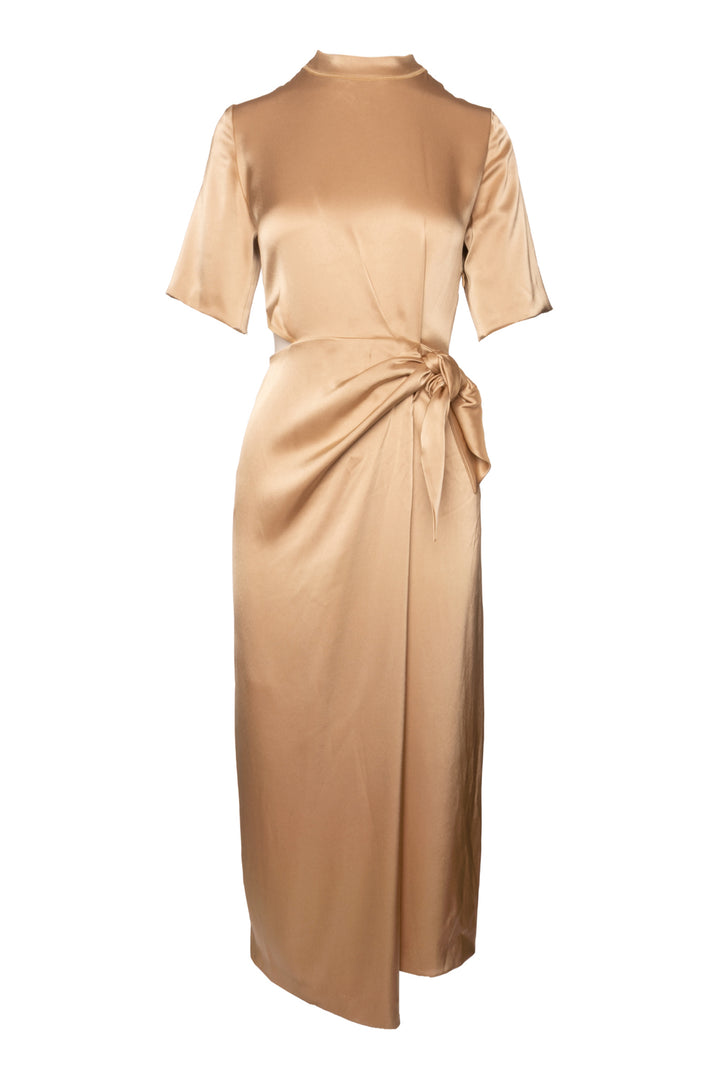 Nanushka Size S Short Sleeve Satin Dress