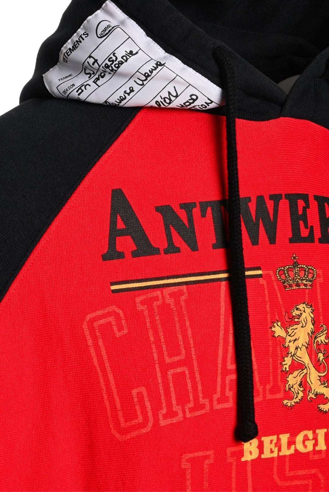 VETEMENTS x Champion Size S Men's 2017 Antwerpen Hoodie