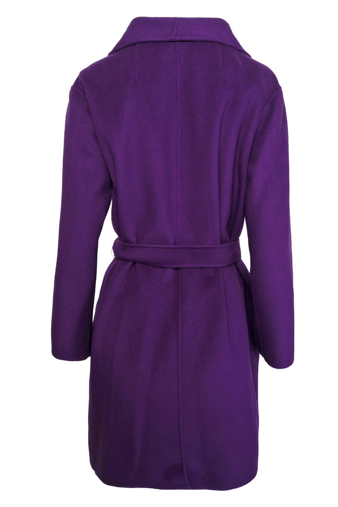 Weekend Max Mara Size 4 Virgin Wool Wrap Coat